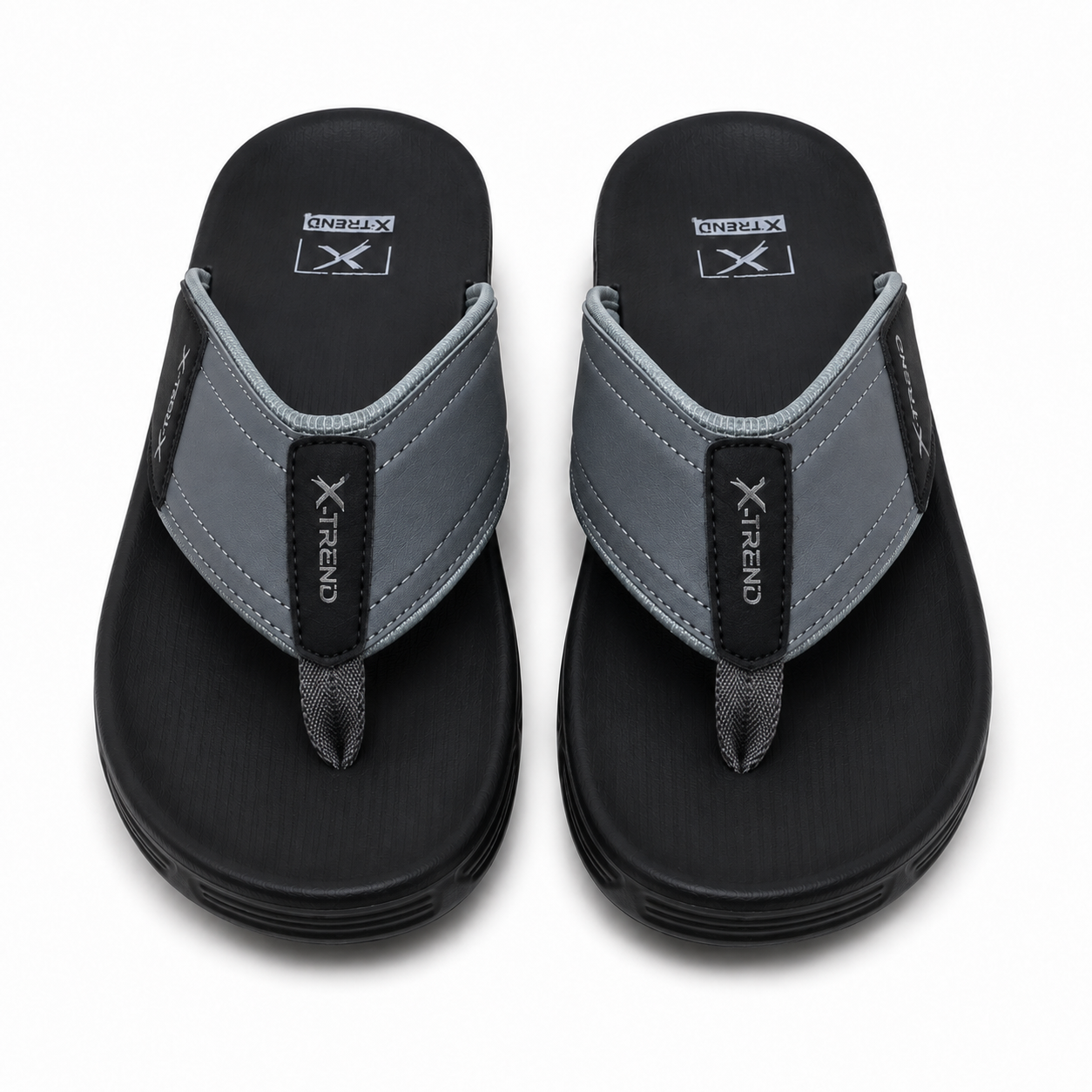 X-Trend Men's Ultra Comfort Daily Wear Slippers – Soft Cushioned Anti-Slip Casual Flip Flops for Indoor & Outdoor Use