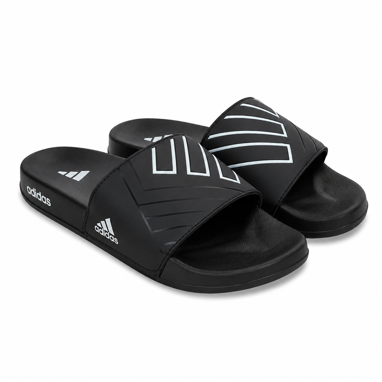 ADI-DAS FLEX SLIDES | ULTRA CUSHION FOAM | “LIGHTWEIGHT • ALL DAY COMFORT”