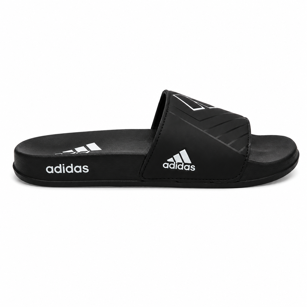 ADI-DAS FLEX SLIDES | ULTRA CUSHION FOAM | “LIGHTWEIGHT • ALL DAY COMFORT”